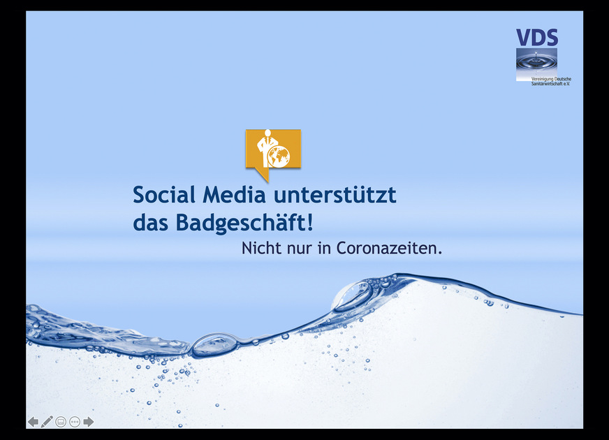 Die VdS gibt zum Tag des Bades 2020 zahlreiche Empfehlungen für Social-Media-Einsteiger heraus.