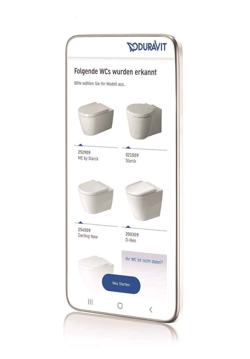 Intuitiv und schnell zum passenden WC-Sitz: Mit dem Duravit WC-Sitz-Finder lässt sich in kürzester Zeit der passende WC-Sitz ermitteln. 