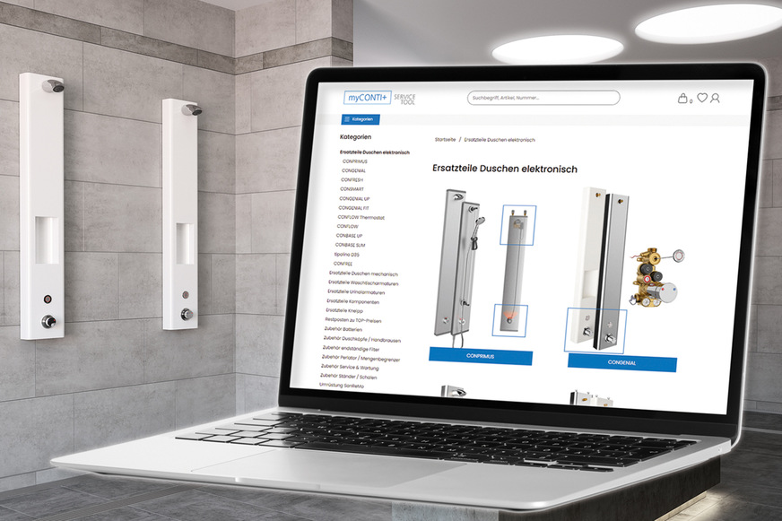 Ab sofort sind in dem myConti+ Service Tool auch Zubehörteile und Umrüst-Sets für die Sanierung, Renovierung und Modernisierung bestehender Anlagen erhältlich.