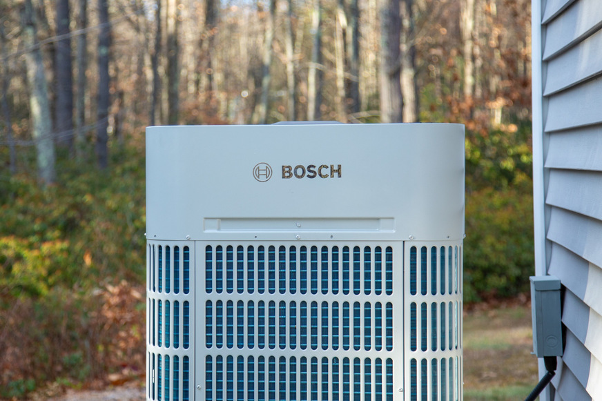 „Cold-climate“-Wärmepumpe von Bosch für den US-Markt.