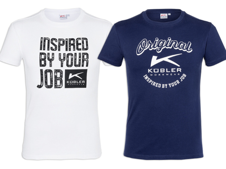 Kübler - Auch nach Feierabend: Shirts mit Logodruck