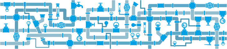 Letztlich kann nur der wirksam vor Wasserschlägen schützen, der in der Lage ist, den Druck in einem Rohrleitungssystem zu berechnen und zu analysieren. Die Joukowsky-Gleichung beruht auf den Bewegungsgesetzen von Newton. Sie beschreibt die Druckänderung,  - © Adobe Stock / Fiedels