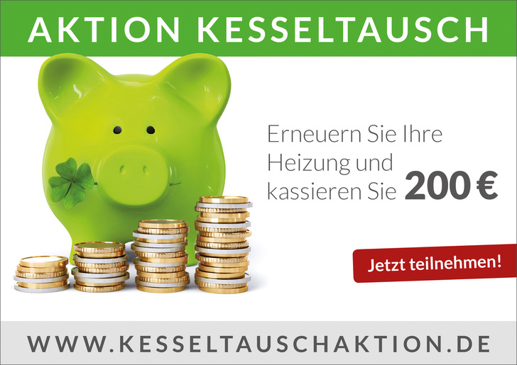 Von März bis Ende Juni heißt es wieder beraten, digitalen Antrag stellen und die Kunden vom 200-Euro-Bonus profitieren lassen. - © kesseltauschaktion.de
