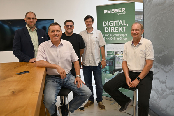 © Reisser Das Team (v.l.n.r.): Patrick Preiß, Hugo Rodriguez, Paul Haaf, Nenad Podunavac, Rainer Schirm.